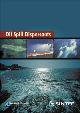 Oil Spill Dispersant Article