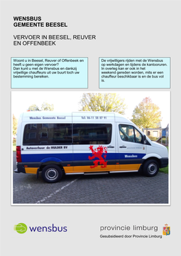 Flyer Wensbus