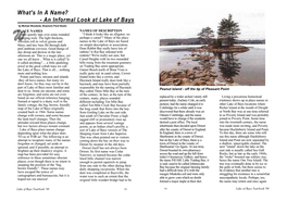 An Informal Look at Lake of Bays