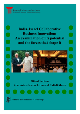 India-Israel Collaborative Business Innovation: an Examination of Its Potential and the Forces That Shape It