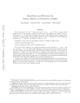 Algorithms and Hardness for Linear Algebra on Geometric Graphs