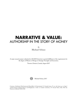 Narrative & Value