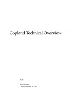 Copland Technical Overview.Pdf
