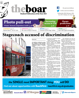 Stagecoach Accused of Discrimination to Increase the Number of Unibus “The Wheelchair User Who Was Tom Lewis Services They Provide
