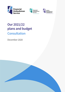 Our 2021/22 Plans and Budget Consultation