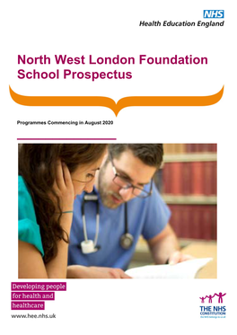North West London Foundation School Prospectus