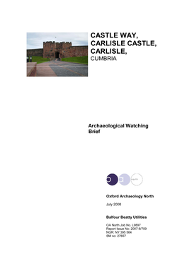Castle Way, Carlisle Castle, Carlisle, Cumbria