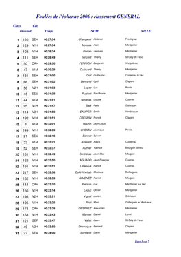 Etat Arrivee-Categories