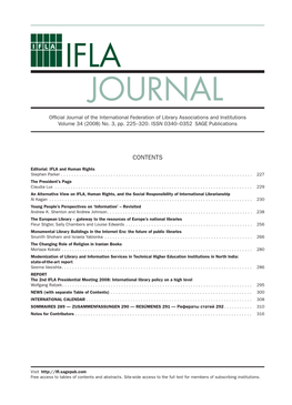 IFLA Journal, Vol. 34, Issue 3