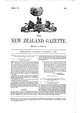 New Zealand Gazette