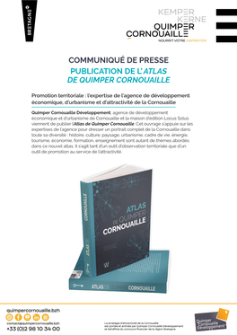 Communiqué De Presse Publication De L' Atlas De