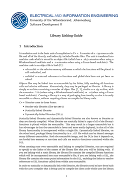 Library Linking Guide