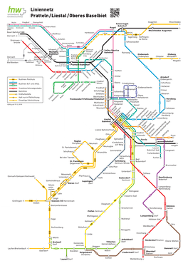 Liniennetz Pratteln /Liestal /Oberes Baselbiet