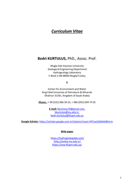 Curriculum Vitae