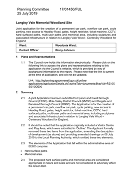 Planning Committee 17/01450/FUL 25 July 2019