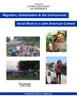 Migration, Globalization & the Environment Social Work in a Latin