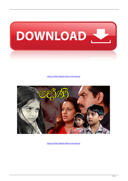 Akkara Paha Sinhala Movie Download