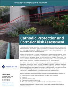 Cathodic Protection and Corrosion Risk Assessment