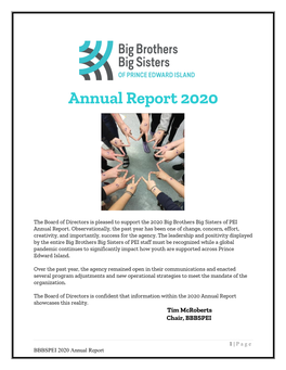 2020 Annual Report Showcases This Reality