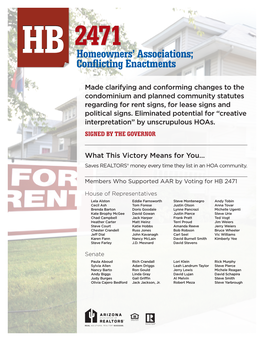 Homeowners' Associations