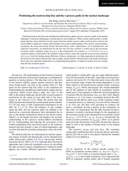 Positioning the Neutron Drip Line and the R-Process Paths in the Nuclear Landscape