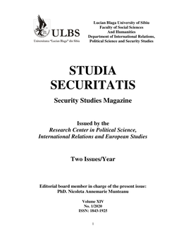Studia Securitatis