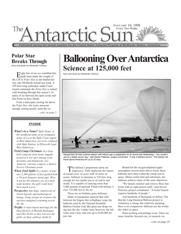 The Antarctic Sun, January 10, 1998