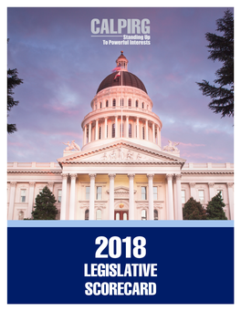 LEGISLATIVE SCORECARD from the Executive Director