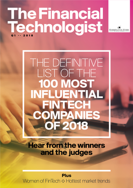 100 Most Influential Fintech Companies 2018