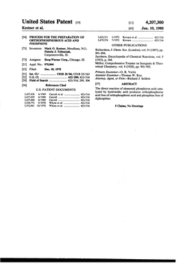 United States Patent (19) 11) 4,207,300 Kestner Et Al