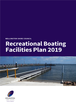 Recreational Boating Facilities Plan 2019