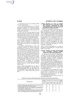 49 CFR Ch. I (10–1–12 Edition) § 174.84