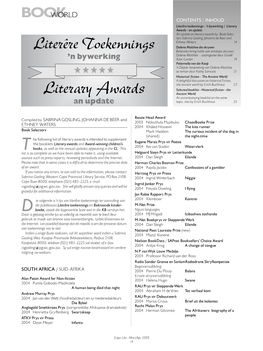 Literary Awards