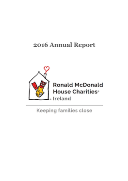 RMHC Ireland Annual Report 2016 Final