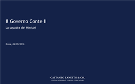 Il Governo Conte II – La Squadra Dei Ministri