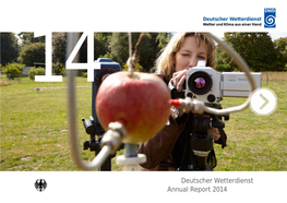 Annual Report 2014 Deutscher Wetterdienst