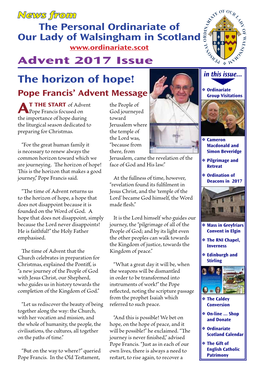 The Horizon of Hope! Advent 2017 Issue
