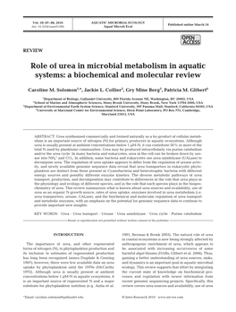 Aquatic Microbial Ecology 59:67