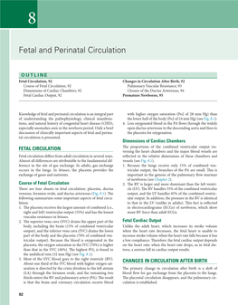 8 – Fetal and Perinatal Circulation