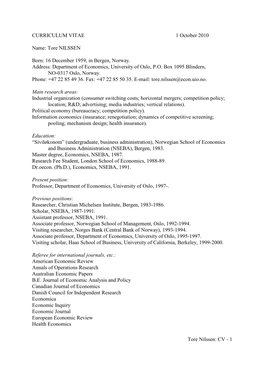 Tore Nilsen Cv.Pdf