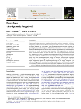 The Dynamic Fungal Cell