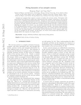 Firing Dynamics of an Autaptic Neuron