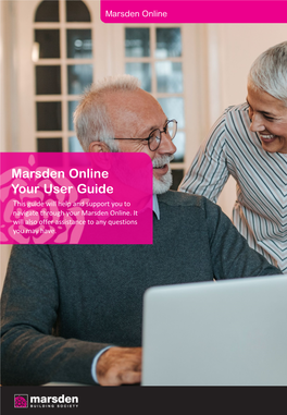 Marsden Online Your User Guide This Guide Will Help and Support You to Navigate Through Your Marsden Online