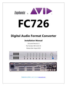 Digital Audio Format Converter