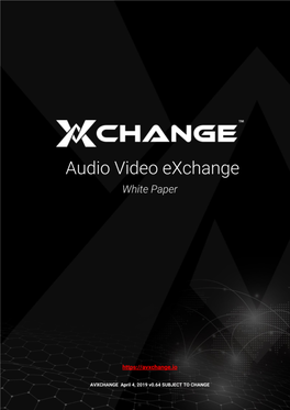 Avxchange-White-Paper-V0.64.Pdf