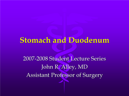 Stomach and Duodenum.Pdf