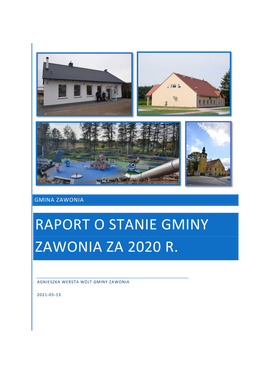 Raport O Stanie Gminy Zawonia Za 2020 R