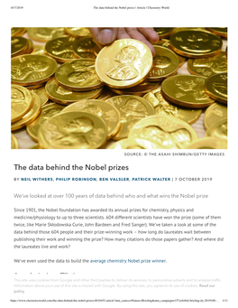 The Data Behind the Nobel Prizes | Article | Chemistry World