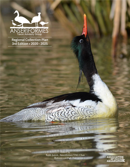 ANSERIFORMES Taxon Advisory Group Regional Collection Plan 3Rd Edition • 2020 - 2025