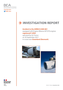 BEA Investigation Report